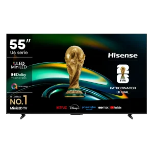 Televisor Hisense MiniLED 55U6QV | 55" | 4K | VIDAA | HDMI | USB
