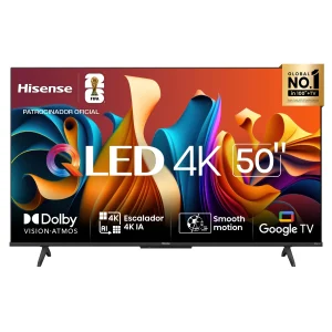 Televisor Hisense QLED 50Q6N | 50" | Google TV | 4K | HDMI | USB | Wi-Fi | Bluetooth